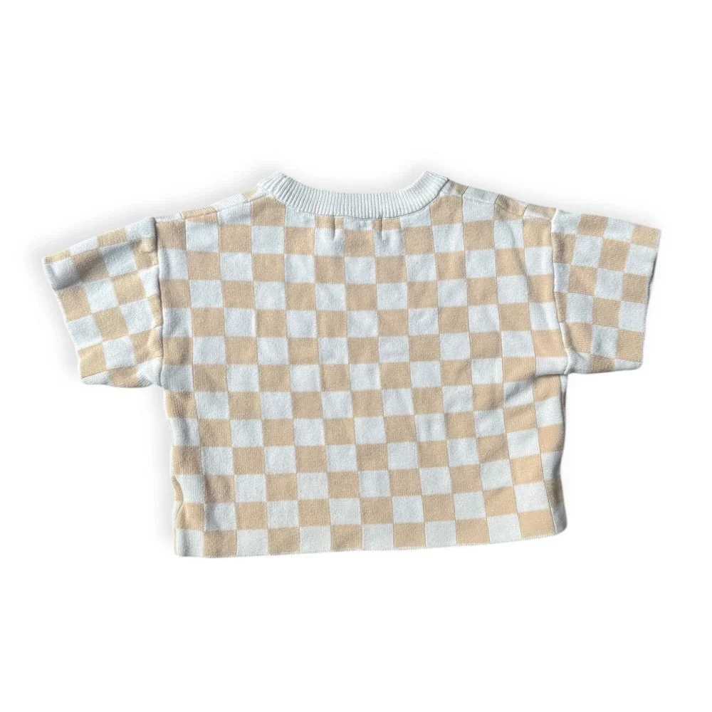 Forever French/Janie & Jack Baby Boy Bundle Knit Sweater/Navy‎ Shorts 6-12months